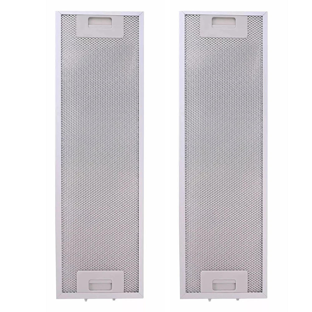 2Pcs Cooker Hood Filters Aluminum Range Hood Filters Metal Mesh Extractor Vent Filter For IAG9SE4 RS6W RSFR8S RS6S Grease Filter