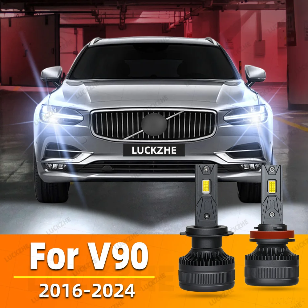 LED Headlight Bulbs For Volvo V90 235 236 965 Accessories 1997 1998 2016-2020 2021 2022 2023 2024 Headlights LED Auto Headlamp