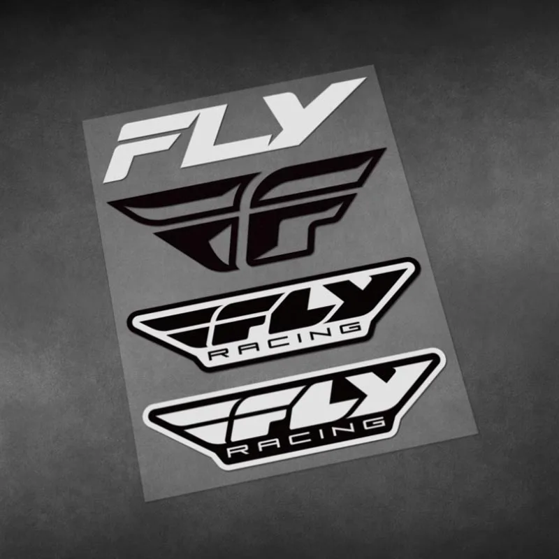 

2Pcs Motorcycle Racing Car Body Decoration Stickers Waterproof Reflective Decals Used for Motorbike Helmet Windshield Bumper