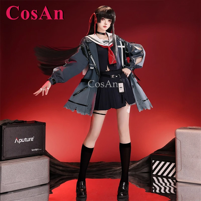 

CosAn Game Wuthering Waves CHISA Cosplay Costumes Gorgrous Elegant Combat Uniforms Halloween Party Role Play Clothing S-XL New