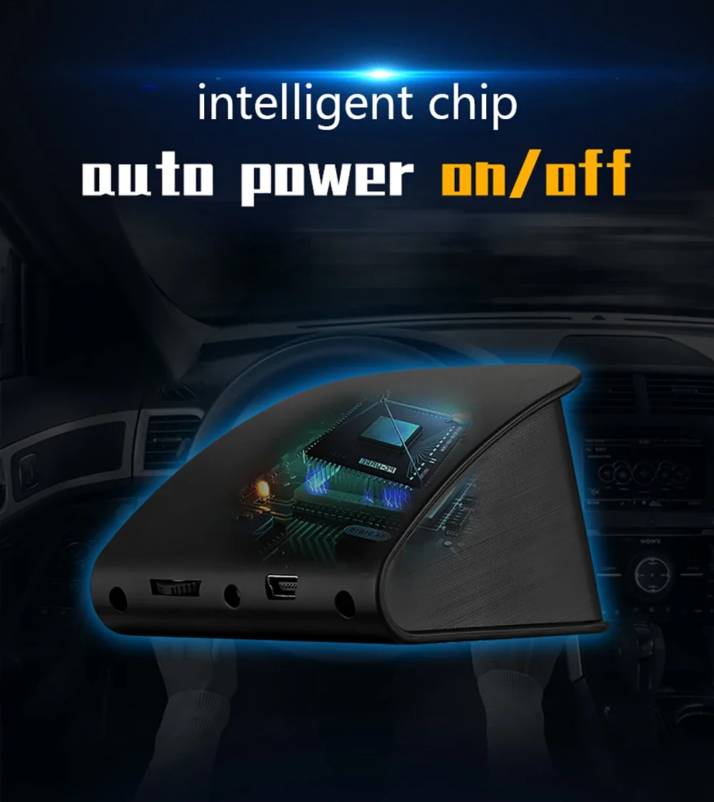 Neues OBD2 - P10 Pro Auto-LCD-Messgerät Smart Auto Digital Head Up Display mit 12 Hauptfunktionen Alnrm-System für Auto – Detail 17