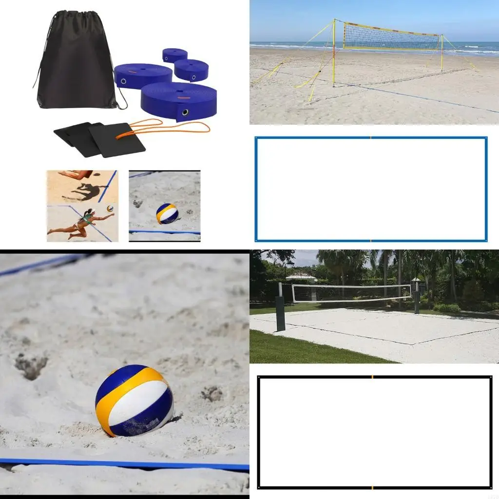 

Песочные волейбольные шарики границы линии погодных устойчивых нейлонов с безопасными якорями 157d