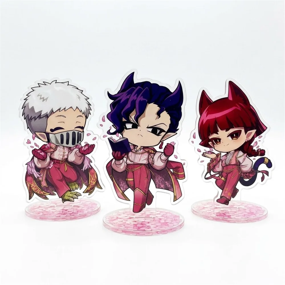 10CM Anime Welcome to the Demon School Acrylic Keychain Stand Model Ornament Accessories Goods Christmas Gifts