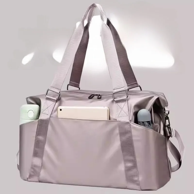 

Большая вместительная портативная дорожная сумка, женская водонепроницаемая сумка для хранения, модная ручная сумка для фитнеса, простая дорожная сумка