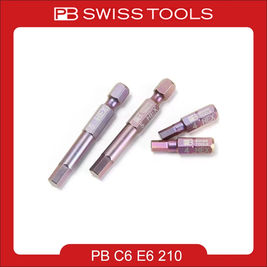 PB NO C6-210 E6-210  SWISS TOOLS Hex Head Precision Allen Key Industrial Combo Screwdriver for Hex Screws
