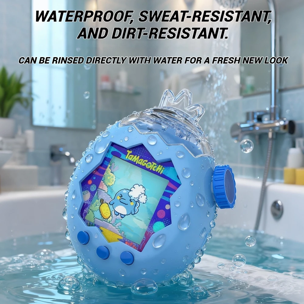لـ Tamagotchi Paradise Crown Edition PC غطاء علوي شفاف لطيف ديكورات ملحقات وحدة التحكم في الألعاب