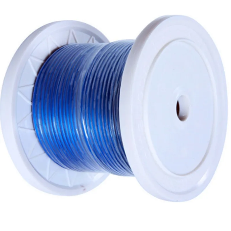 Car audio, power control cable, blue copper clad aluminum control cable, car power amplifier subwoofer modified 100 meters