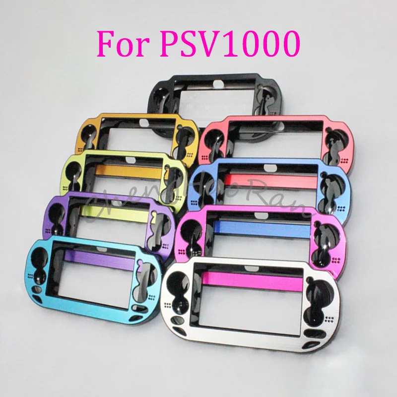 

1PC Multi Color For PS Vita 1000 PSV 1000 Plastic Coated Aluminum Shell Metal Brushed Protective Cover Hard Shell Case