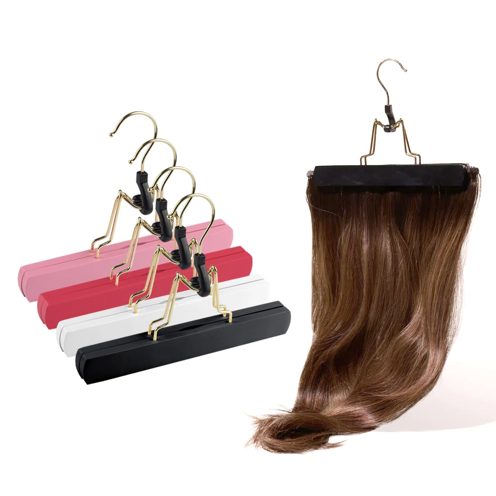 

Вешалка для наращивания волос Lanshii, 4 шт. — деревянная противоскользящая стойка для париков и наращивания, идеально подходит для укладки и хранения