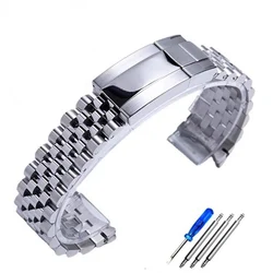904 Jubilee Watchband For Rolex Sub GMT Yacht Daytona Men's Strap Luxury watch chain Mod Parts Replacement Accessories 20mm 21mm
