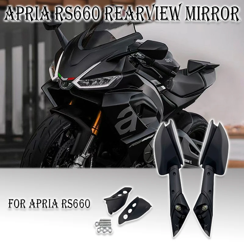 

2023 New Motorcycle Rearview Mirrors For Aprilia RS660 RS 660 rs660 rs 660 2021-2022 Motorcycle Accessories Side Mirror