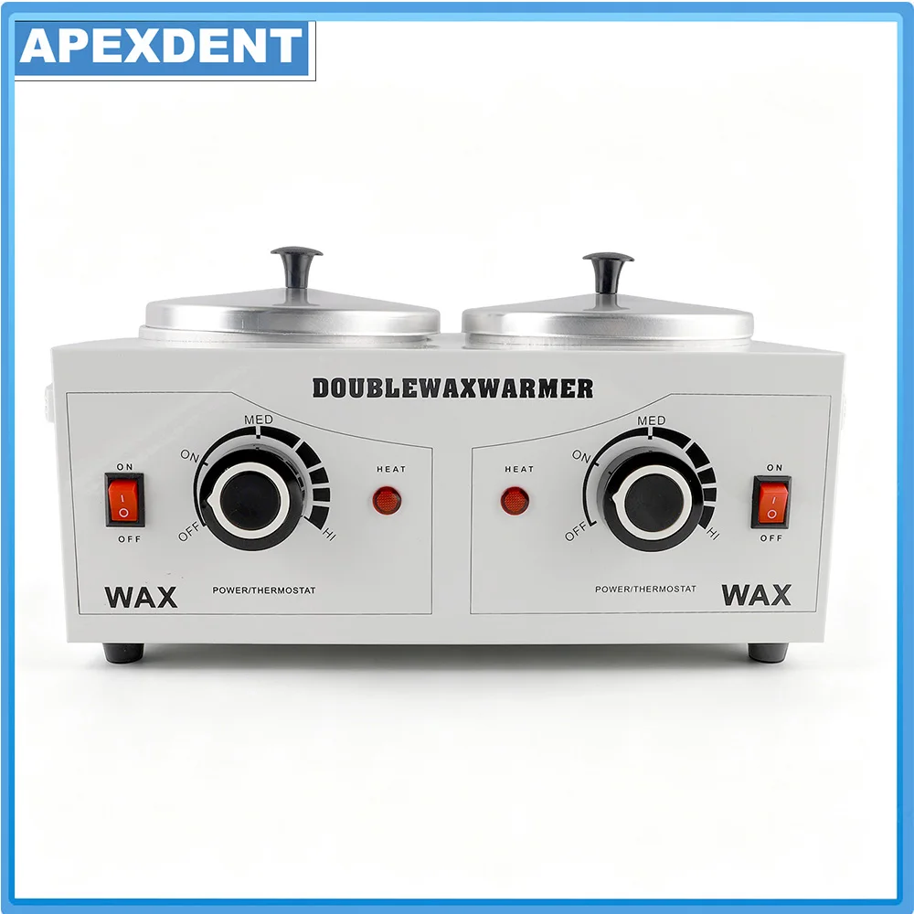 500CC Double Pot Wax Melting Machine Multifunction Temperature Adjustment Wax Warmer For Hair Removal Paraffin