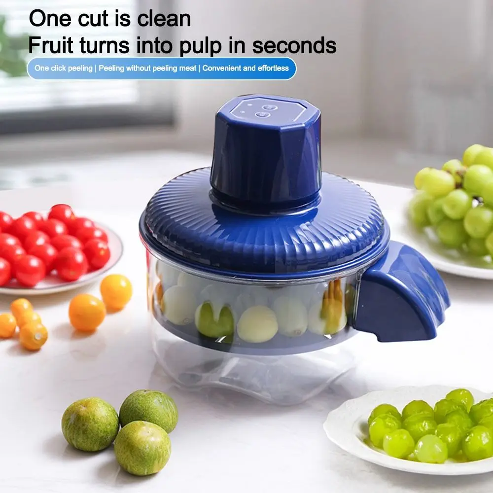 

Автоматическая электрическая машина для очистки винограда, без помощи рук, легкая машина для очистки фруктов, машина для очистки чеснока