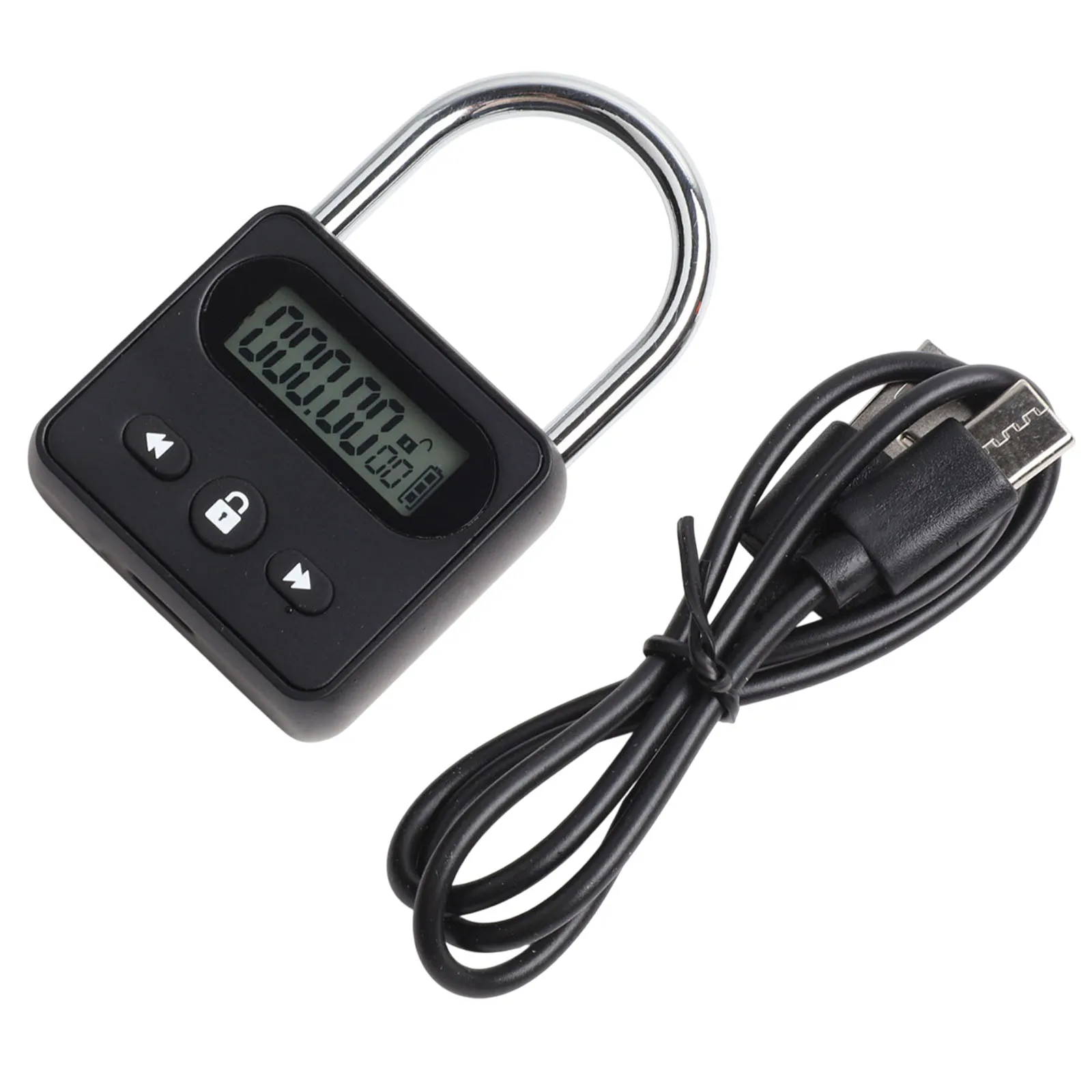Metal Timer Lock LCD Display Multi Function Electronic Time 999 Hour Timing For Safety And Convenience Home Security