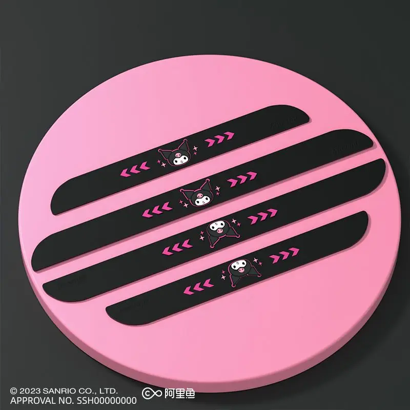 

Sanrio Car Door Sill Anti-Scratch and Anti-Trampling Paint Protection Strip Kuromi Cartoon Car Decoration Accessories Gift