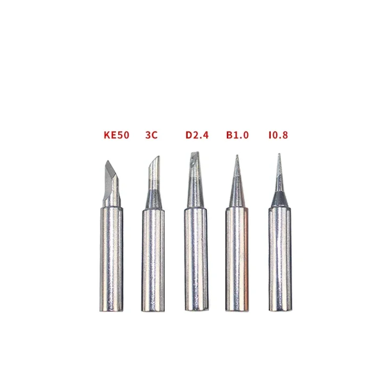 5 pçs i + b + k + 2.4d + 3c universal 936 937 938 para estação de solda ferro ponta cabeça superior picada pontas de solda ferramentas