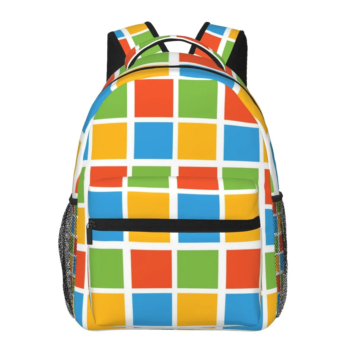 Microsoft Windows Google Backpacks Boys Girls Bookbag Children School Bags Cartoon Laptop Rucksack Shoulder Bag Large Capacity