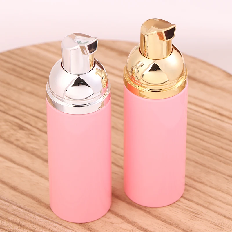 1pc 60ml Rosa Piccolo Dispenser di Schiuma Bottiglie di Pompa di Plastica Sapone Vuoto Bottiglia Riutilizzabile Per La Pulizia Da Viaggio Cosmetici Imballaggio