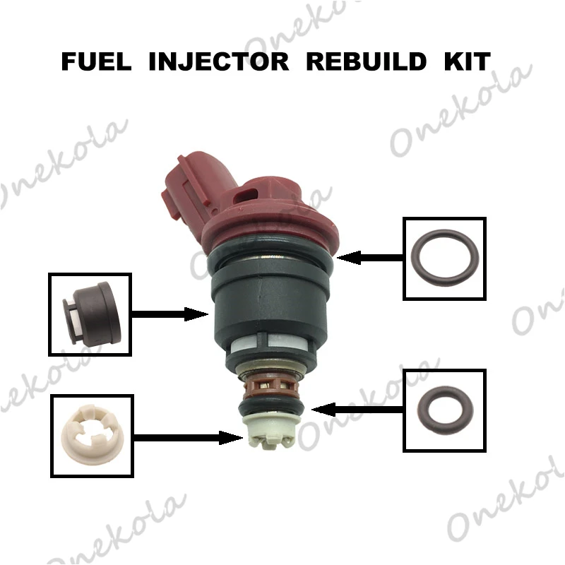 Fuel Injector repair kit Orings Filters for RR544 fit Nismo Nissan Silvia 200sx S13 S14 S15 SR20DET 16600-RR544