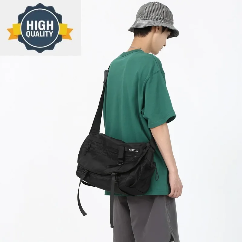 Messenger Bag Men's Leisure Trend Large Capacity Shoulder Bags New Simple Multifunction Travel Pack For Male