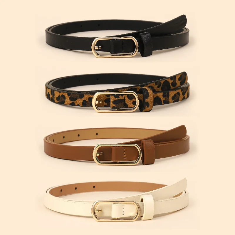 New Arrival Fashionable Minimalist Versatile Slim Women's Belt Everyday Casual Belt - High-Quality Women's Fashion Accessory