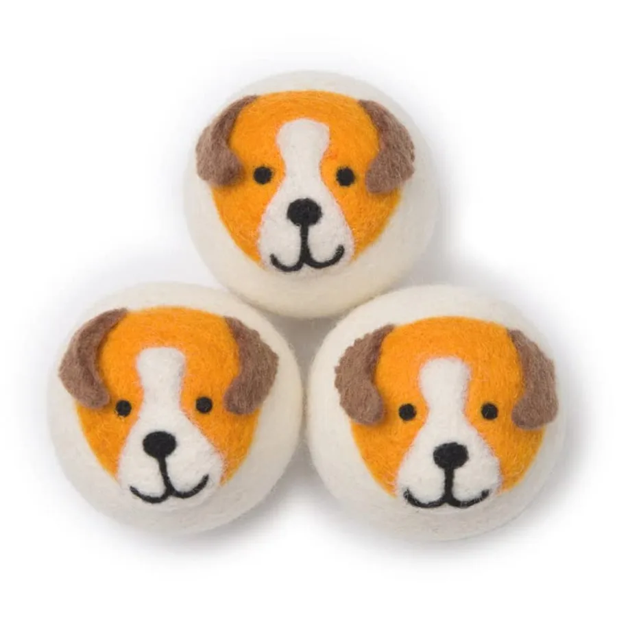 

Wool Dryer Balls - 3-Pack - XL Premium Natural Fabric Softener Award-Winning - Wool Balls Replaces Dryer Sheets - Wool Balls fo