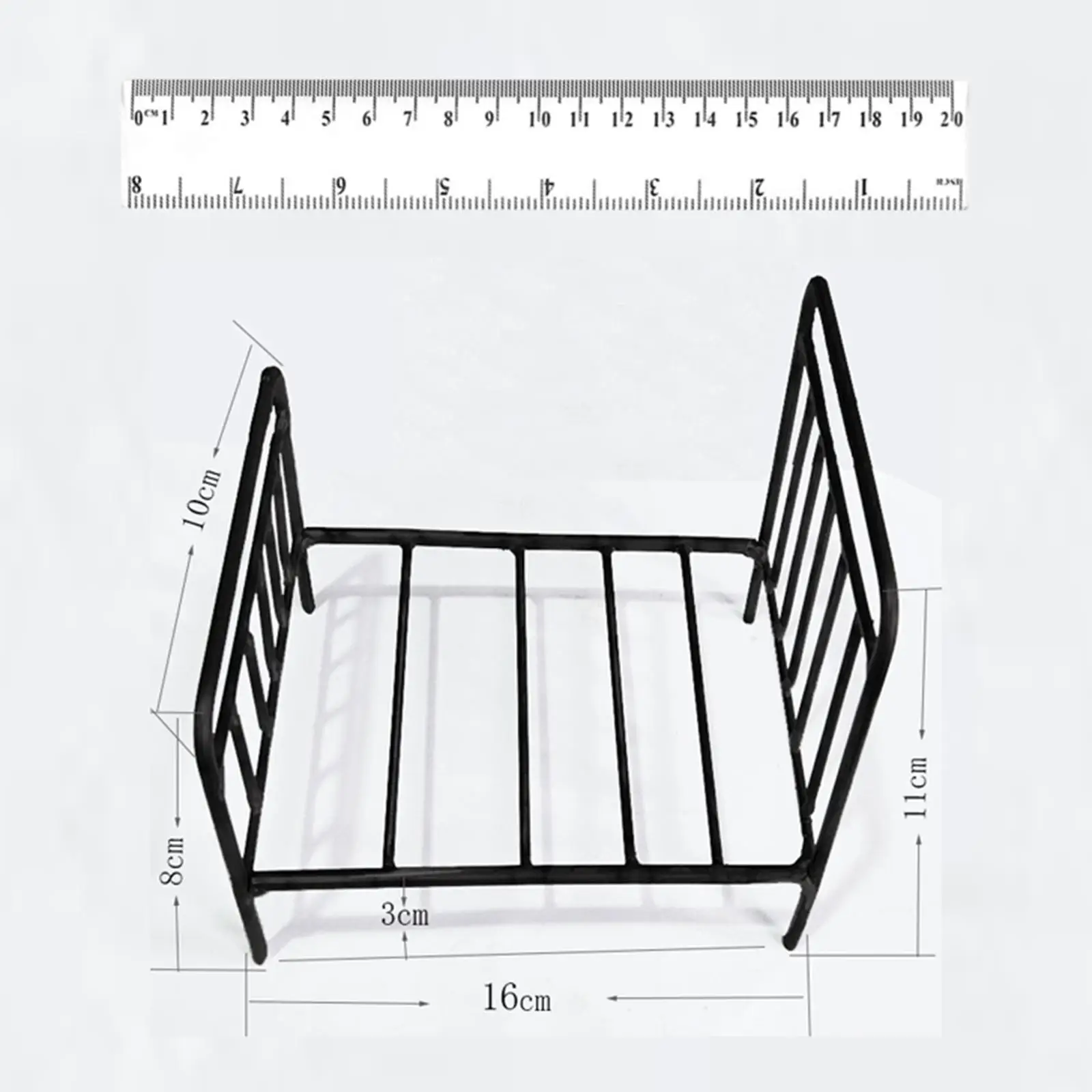 1:12 Photo Props Accessories Decor Dollhouse Bed Single for Boys Girls Gifts