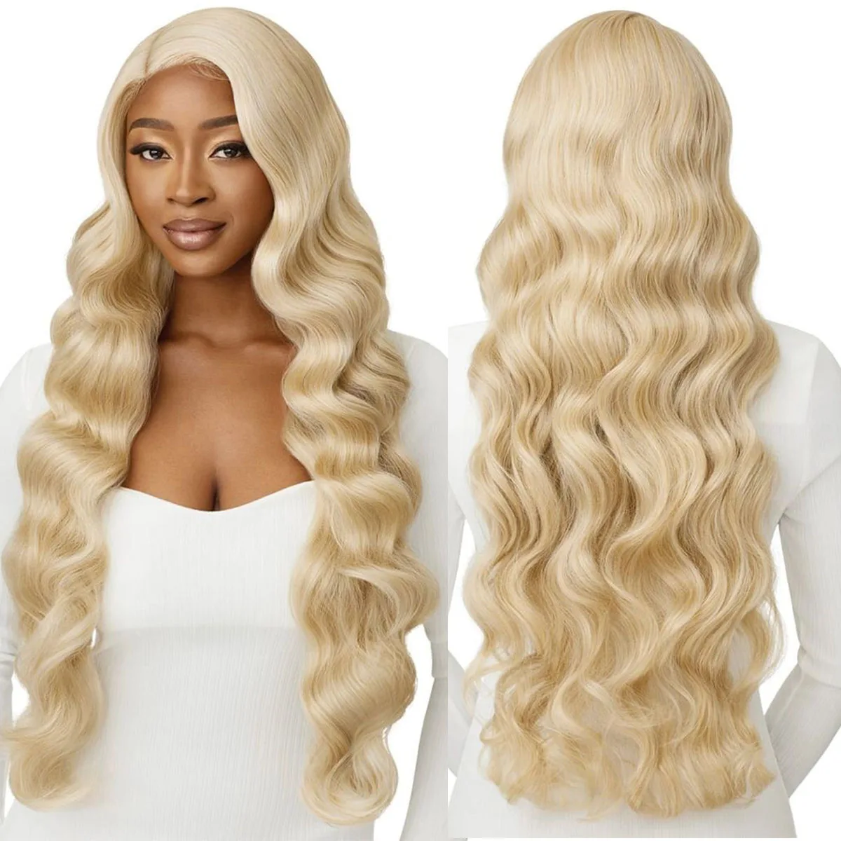 

26 Inch 613 Blonde Wig Human Hair 180% Density 13x6 Body Wave Lace Front Wigs Human Hair Glueless Wigs Human Hair Pre Plucked