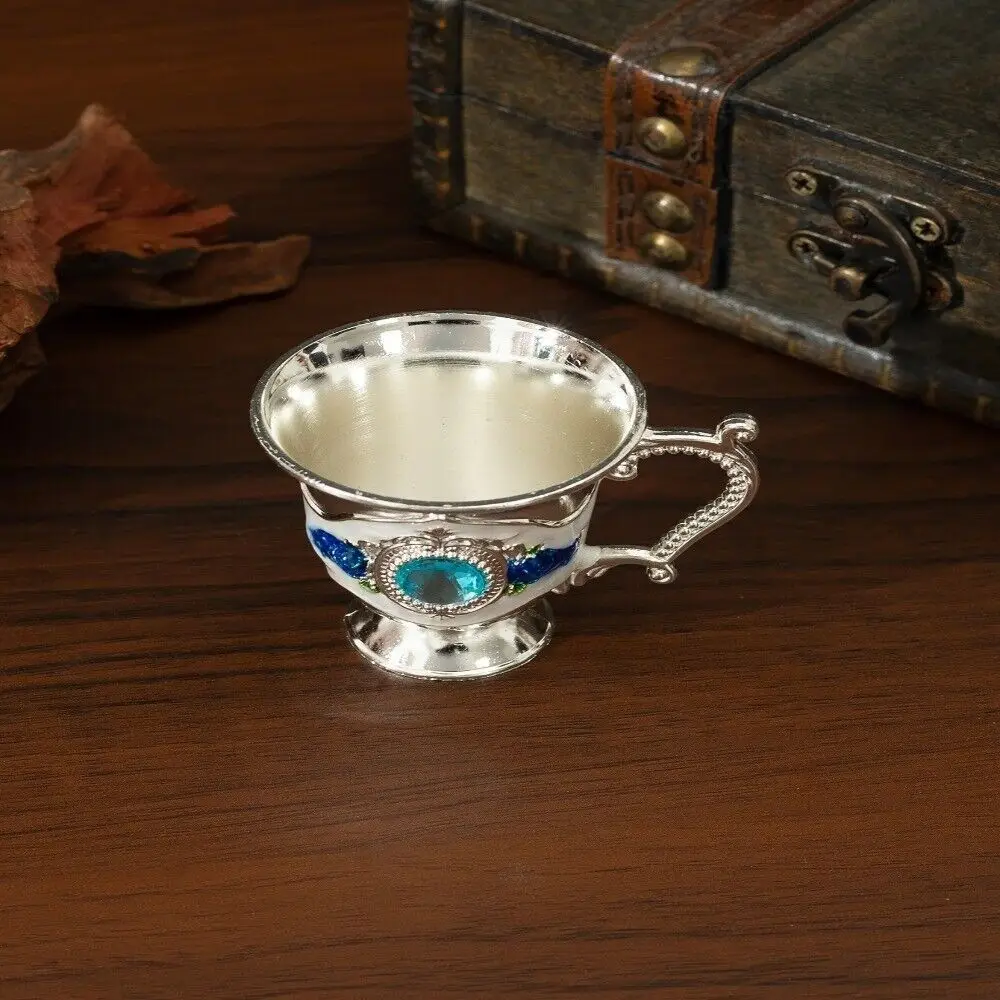 New with Handle Goblet Metal European-style Drinkware Wine Glass