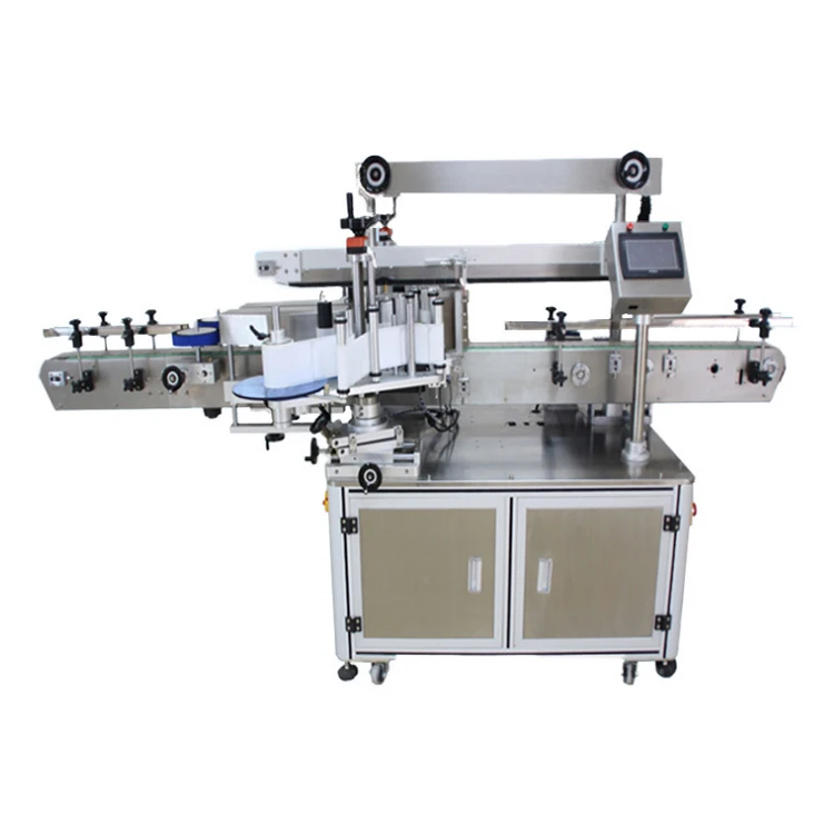 Automatic Round Bbottle Flat Big Bottle Two Sides Two Sticker Labeling Machine Double Sides