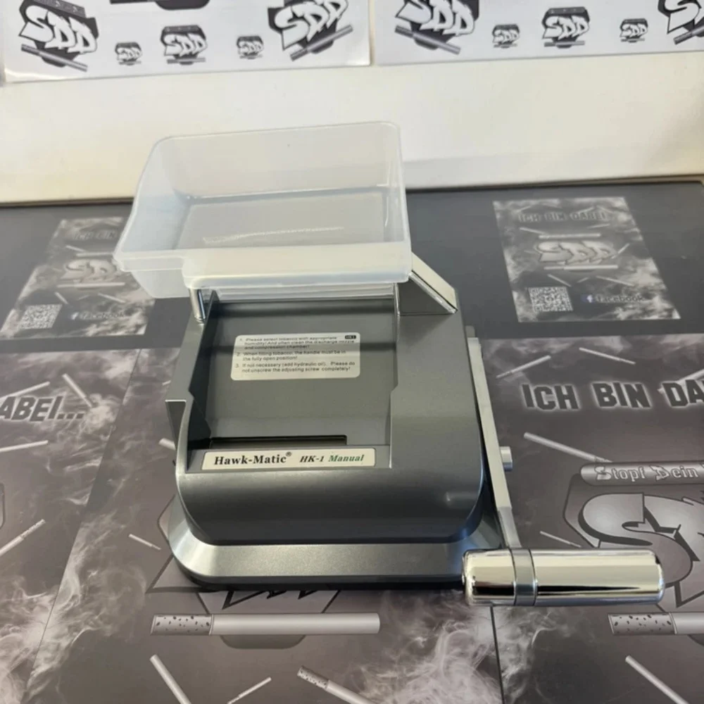Hand Pulled Cigarette Machine for Filling 5.5/6.5/8mm Caliber DIY Cigarette Smoking Tools Portable Tobacco Roller Injector Maker