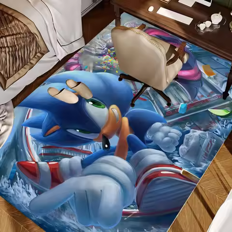 S-Sonic Carpet Retro Multiple Choice Living Room Kitchen Rug Non-Slip Welcome Rug