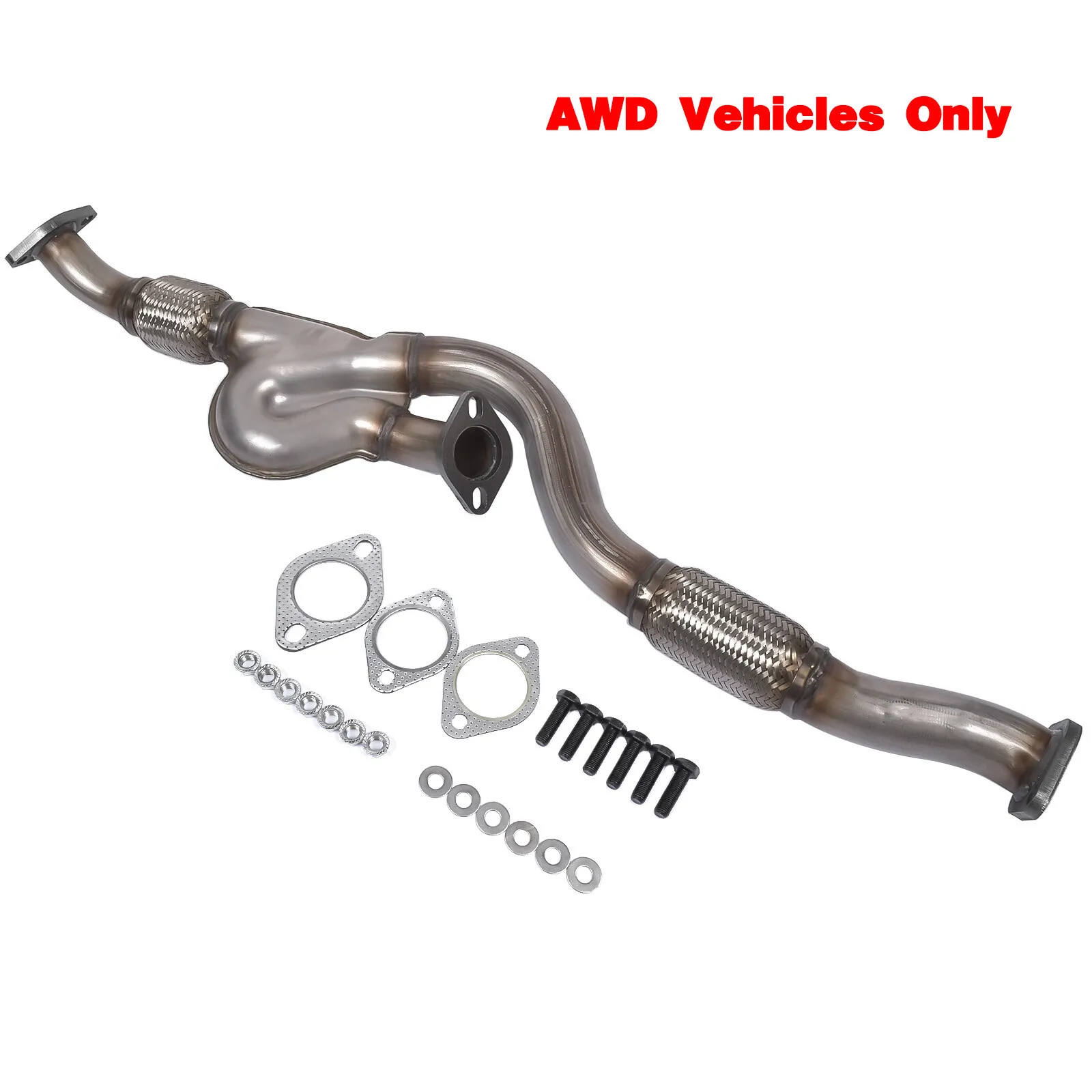 AP02 Exhaust Front Flex Y Pipe for Kia Sportage EX LX 2.7L V6 2656CC AWD 2005-2008