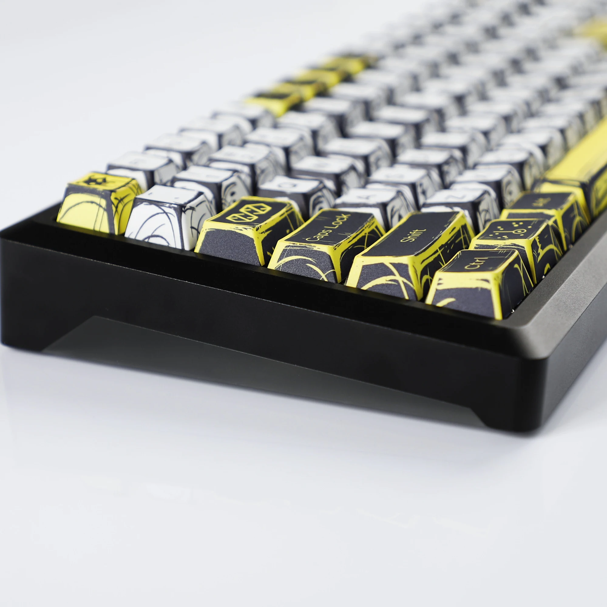 Virtual War Comic Style Keycaps 138 Keys Mange PBT Dye Sub Cherry Profile  for MX Mechanical Keyboard