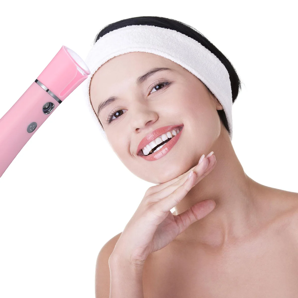 

Handheld Spray Humidifier Facial Steamer Pore Cleaner Face Sprayer Humifigier Care Detergent Spa