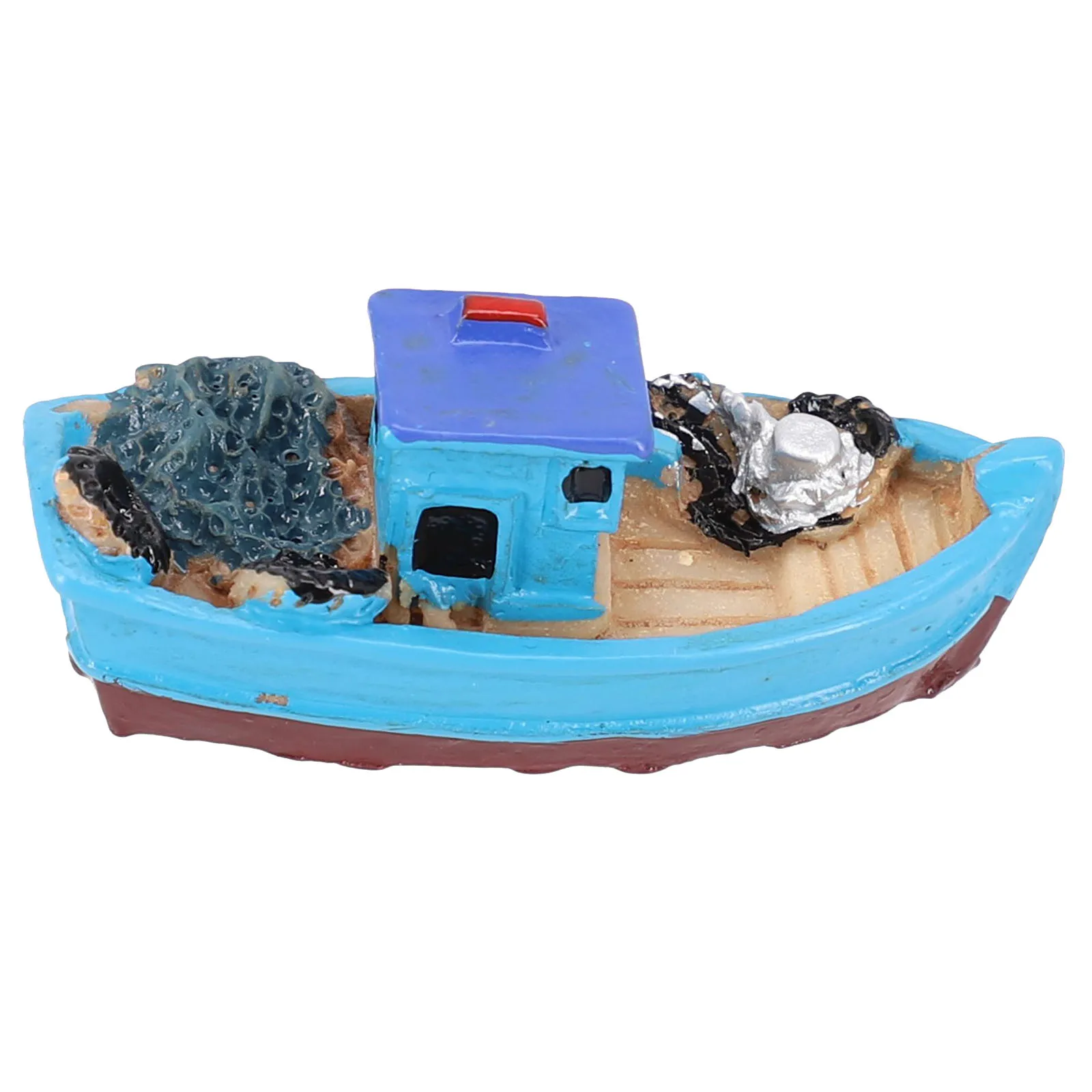 Newly Miniature Mini Boat Model Fishing Ship Toy DIY Craft Home Tabletop Decoration  Sailing Speedboat Decor Toys Decoration