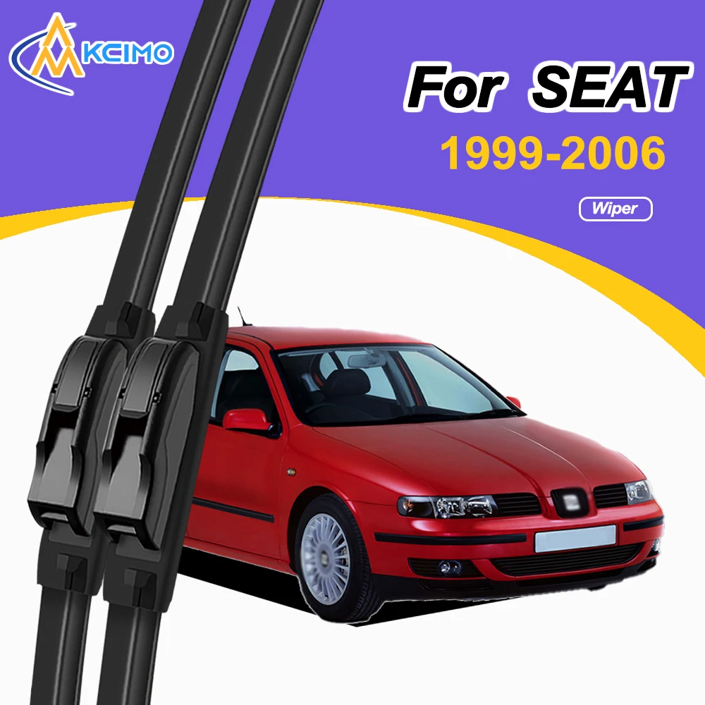 

KCIMO 2Pcs Front Windshield Wiper Blades Fit for SEAT León Mk1 1999-2006 Windscreen Car Accessories