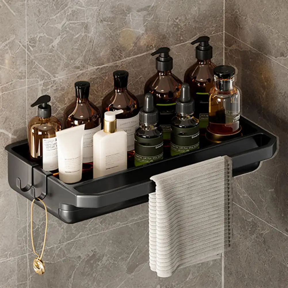 Drain Rack with Towel Hanger Detachable Drip Tray for Stove Efficient Wall mounted Kitchen Organizer for Organizing