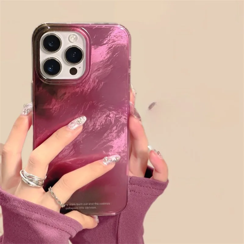 

Simple Black And Purple Smudge Phone Case For iPhone 16 Cases iPhone 15 Pro Max 14 13 12 11 XS X XR 7 8 Plus 16e SE 2 2020 Cover