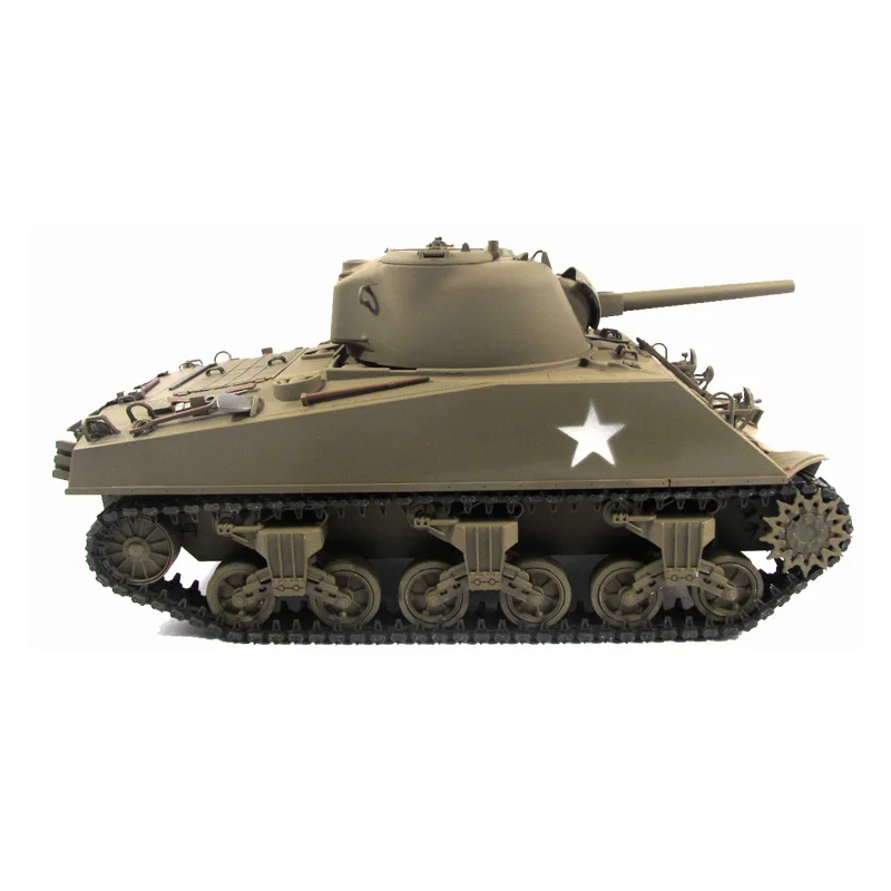 Metal Mato 1/16 M4A3 Sherman RC Tank Infrared Recoil Army Green 1230 KIT TH00674-SMT4