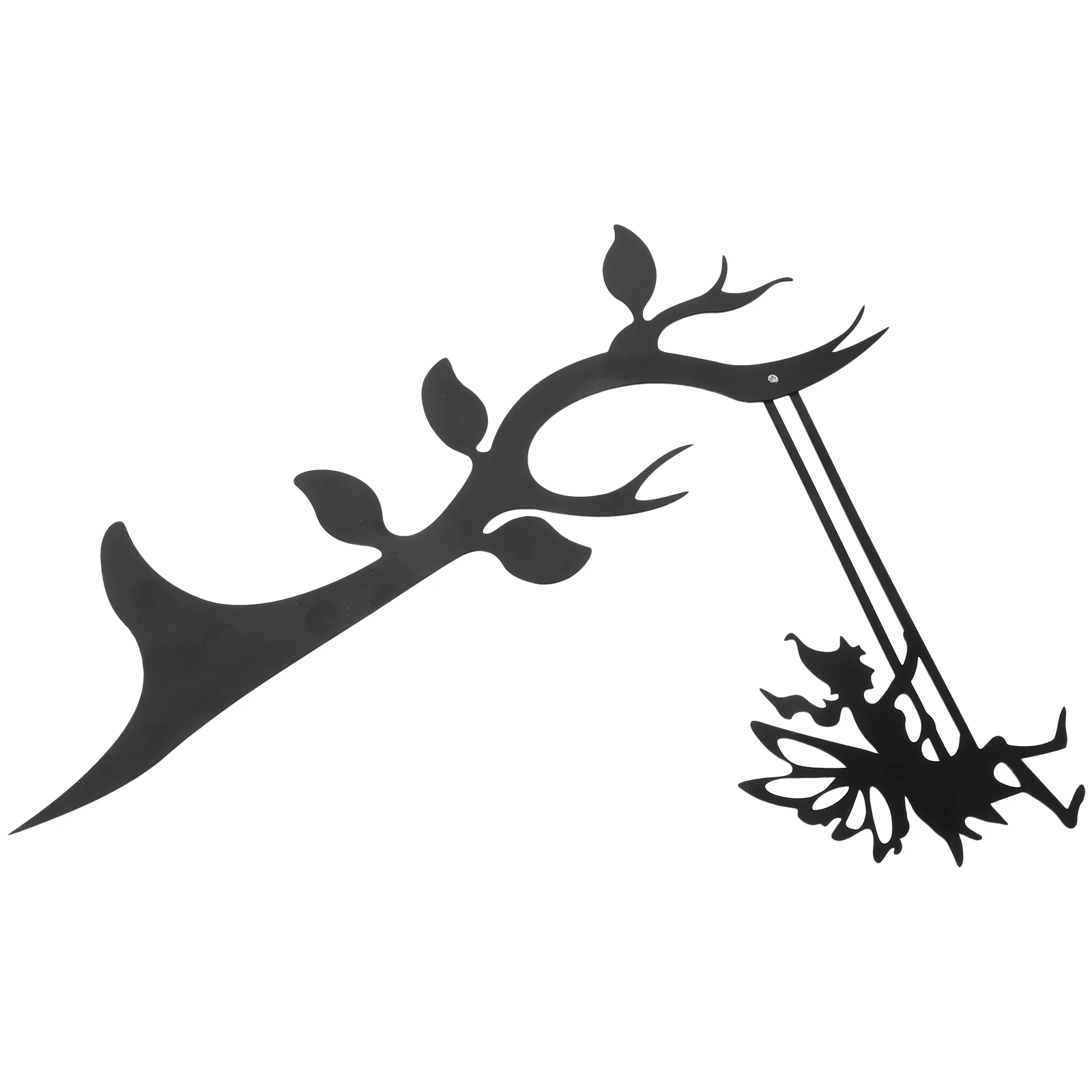 

Iron Metal Wall Statue Fairy Tree Stake Decor Branch Charm Ornament Swing HangingDecoration