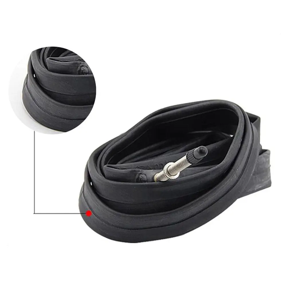 

2Pcs Bicycle Inner Tube 24x1.75 1.95 Butyl Rubber Cycling Tire Replacement for Mountain Bike Road Folding
