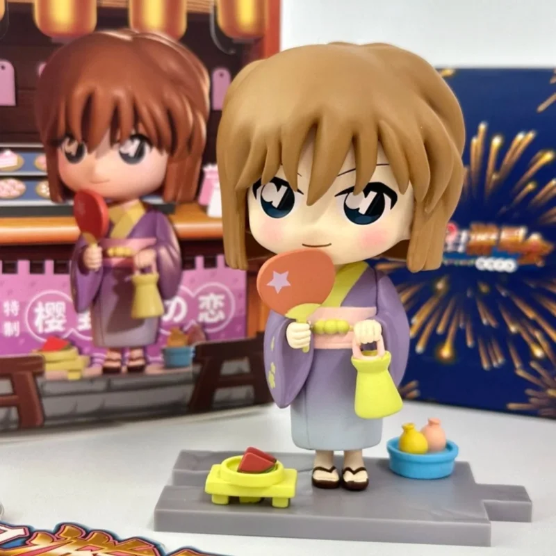 Autentico Detective Conan Summer Garden Series Blind Box Conan Edogawa Shinichi e Ai Conan Figure da collezione Modello di bambola Giocattoli