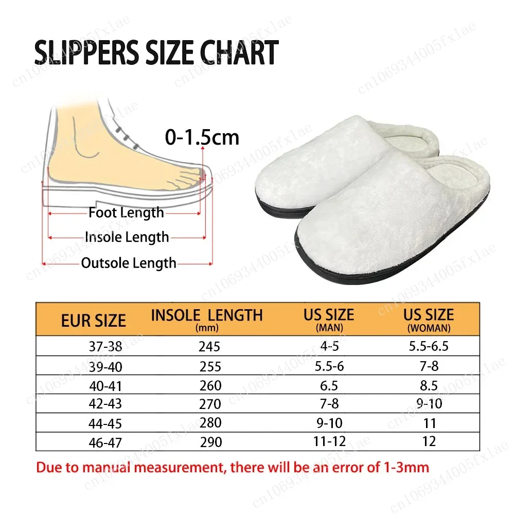 Eminem Hip Hop Rapper Music Popular Home Cotton Custom Slippers Mens Womens Sandals Plush Bedroom Keep Warm Shoe Thermal Slipper