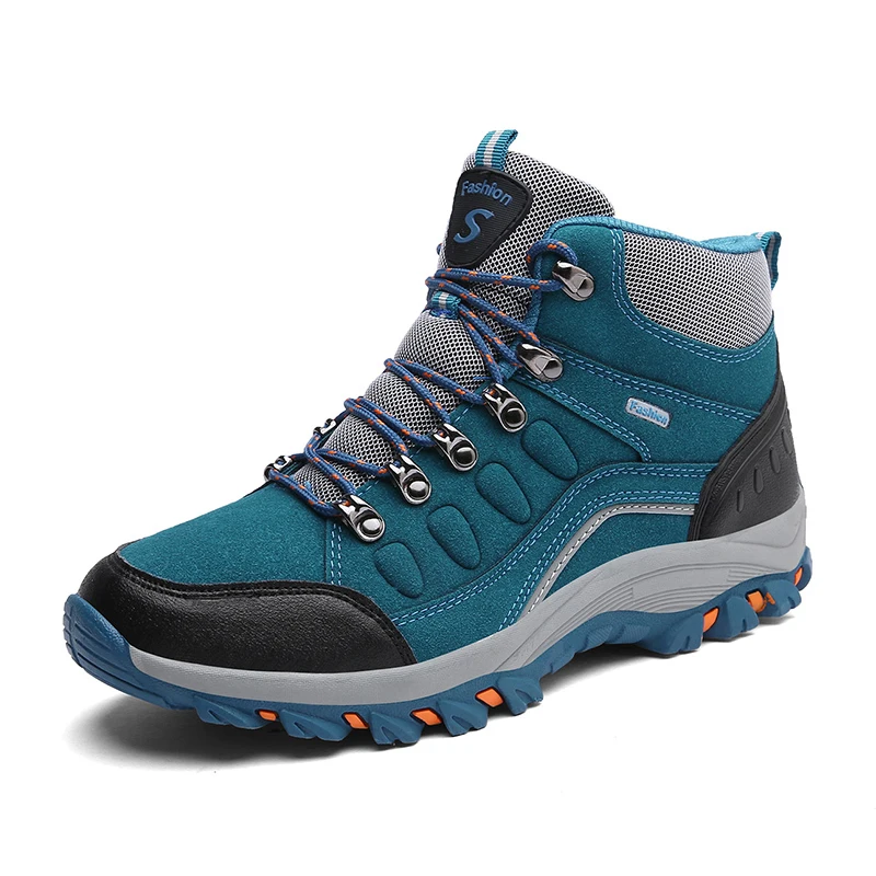 Men's Shoes Winter Anti Slip Snow Boots Outdoor Plush Hiking Shoes High Quality Waterproof Boots Casual Shoes For Men Size 35-46