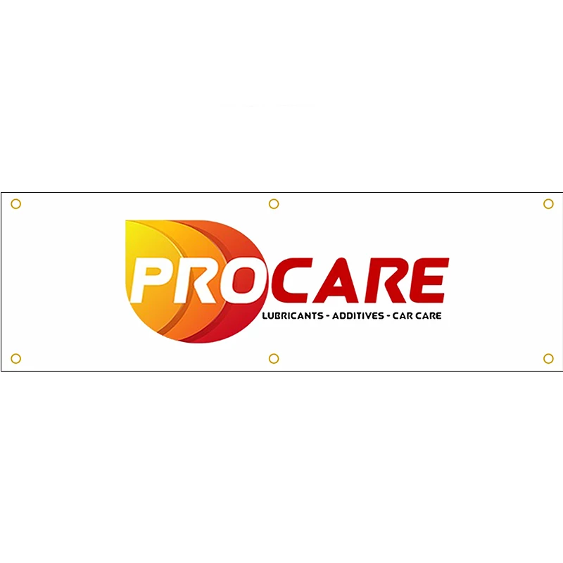 130GSM 150D Polyester Material ProCare Lubricants oil Banner 1.5ft*5ft (45*150cm) Size Advertising Decor Flag yhx285