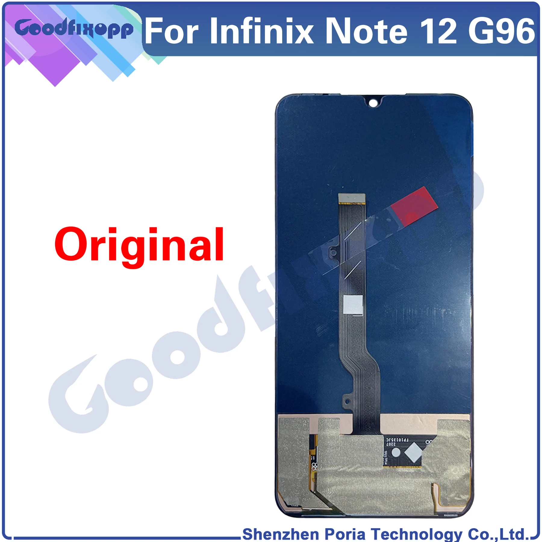 For Infinix Note 12 G96 X670 LCD Display Touch Screen Digitizer Assembly For Note12 Turbo Replacement