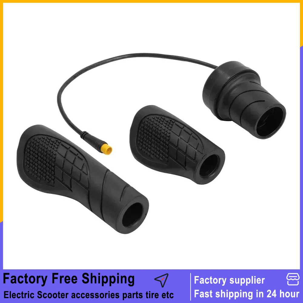 Electric Bike Thumb Throttle 76X/FT-76X Half Twist Throttle Handle 12-72V Right Hand Accelerator Waterproof 3pin WP Plug Parts