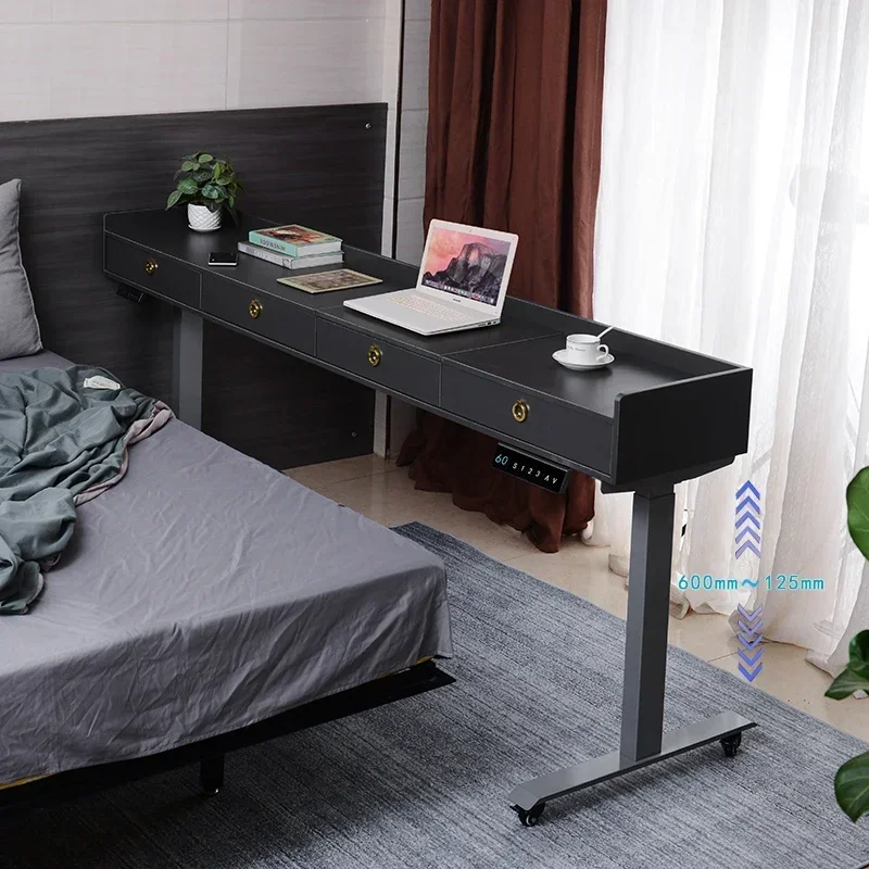 Long - lasting Fixed Luxury Cross Bed Table, Movable Lifting Computer Table, Dressing Table, Bedroom, Modern Multifunctional Bed
