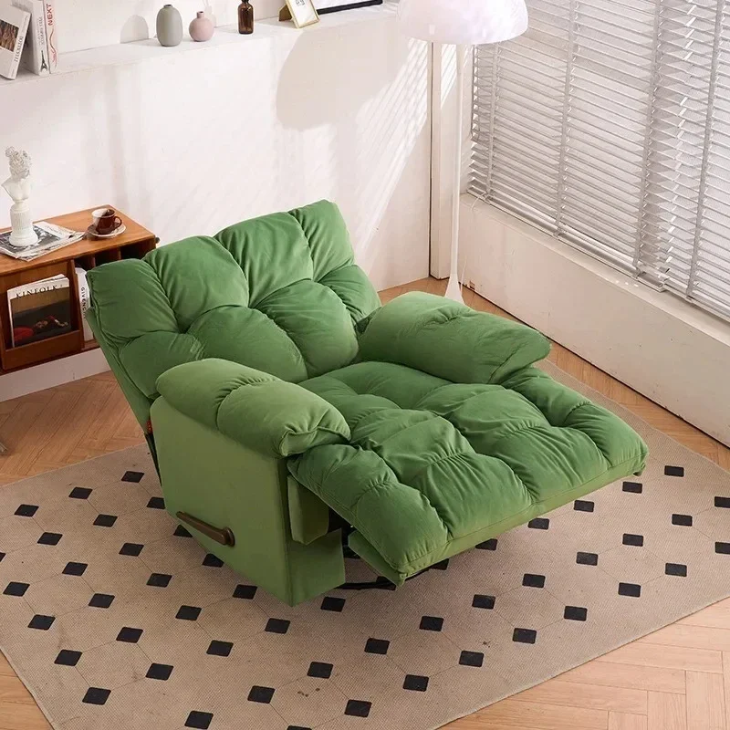 

Folding Single Lazy Sofa Couch For Living Room Leisure Lying Rocking Chair Electric Function Light 、Simple Massage Chair